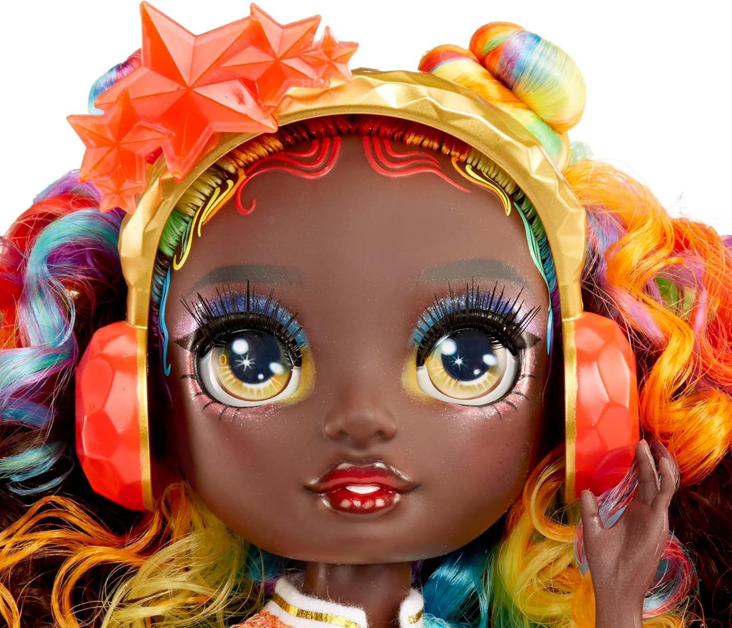 Rainbow High Creative Crystals Iris - 28 cm fashion doll with Make It Kit for crystal accessories, Ring for You, craft, resin playset, gift for kids 8+, Not EDIBLE