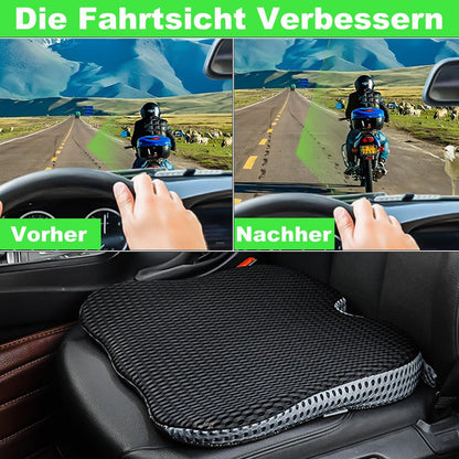 FOUNDCOOL memory foam wedge cushion for cars, ergonomic seat cushion car driver seat booster seat cushion car front seats seat cushions car seat office chair wheelchair