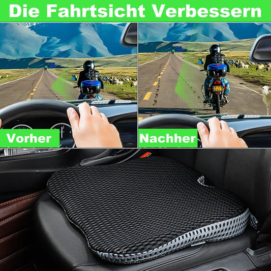 FOUNDCOOL memory foam wedge cushion for cars, ergonomic seat cushion car driver seat booster seat cushion car front seats seat cushions car seat office chair wheelchair