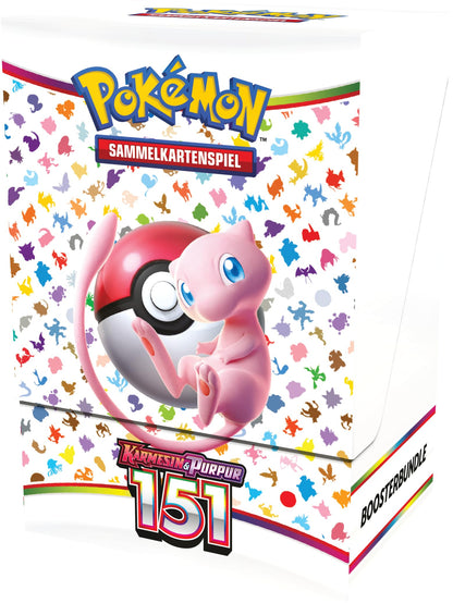 Pokémon Trading Card Game: Booster Bundle Crimson & Purple - 151 (6 Booster Packs)