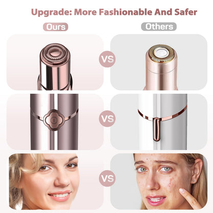 Facial Hair Remover for Women (2023) - GURELAX Women's Facial Hair Remover Chin Upper Lip Peach Fuzz- Including Rechargeable Women's Face Shaver