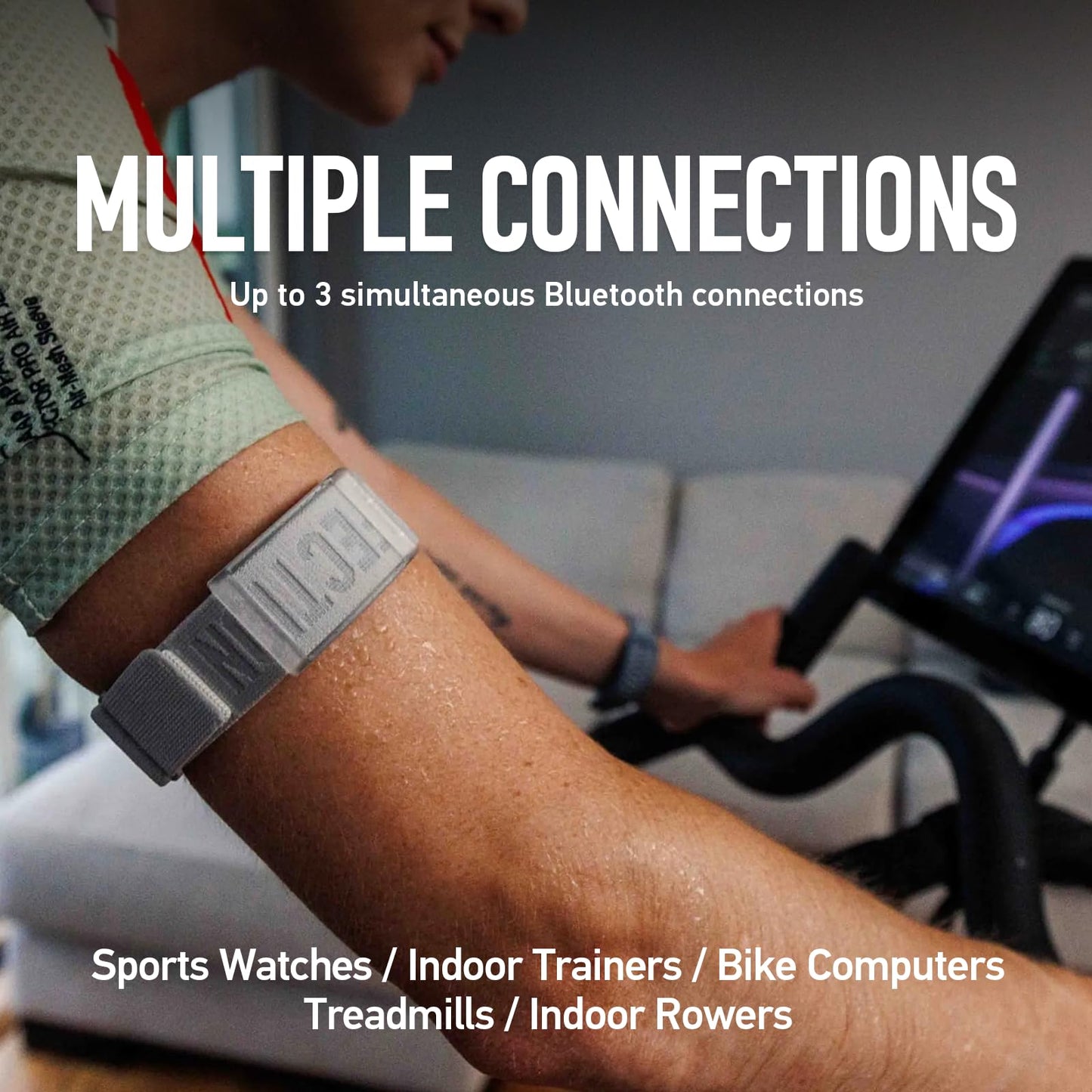 COROS heart rate monitor and pulse meter, comfortable, easy to wear, automatic wear detection, advanced sensor, Bluetooth, 38 hours battery life (Orange, Regular)