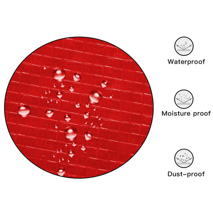 Shareconn Christmas Tree Storage Bag, Waterproof and Tear-Resistant Breathable Storage Bag Christmas Tree Transport Cover Trees Pine Tree Storage Bag - Red
