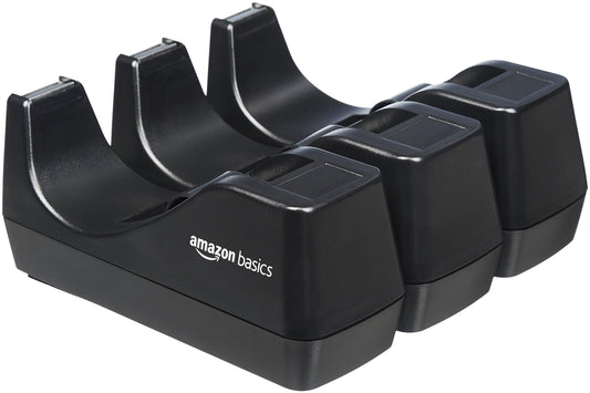 Amazon Basics Tape Dispenser, 3 Pack