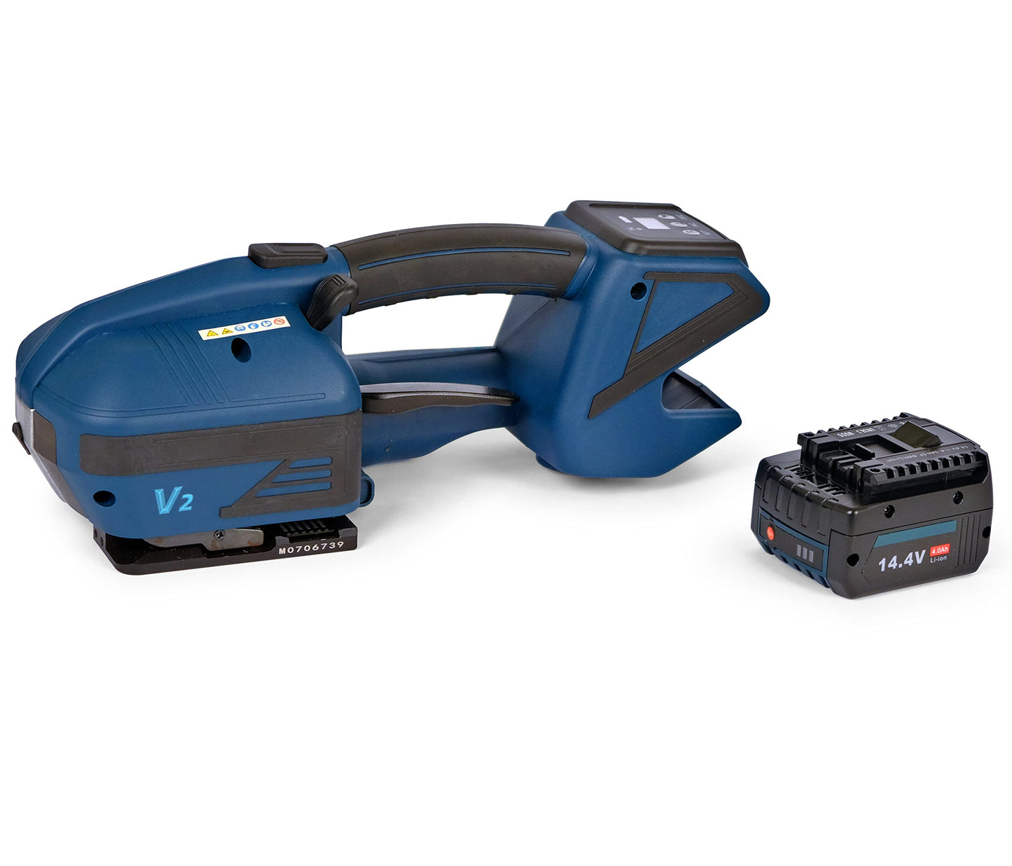 Battery strapping tool DeTec. DT-UMV2 Strapping machine Manual strapping machine Hand tensioner for PE and PP strapping band