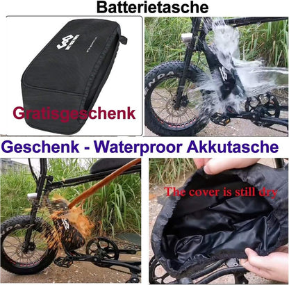48 Volt 20Ah Ebike Battery - 48V lithium-ion battery for 1500W 1200W 1000W Ba-fang and other Ebike conversion wheel kit front hub motors.