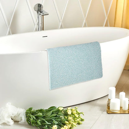 Square shower mat, non-slip anti-mold bath mat 53x53 cm, luffa shower mats for indoor shower, quick-drying bath mat for bathroom floor, bathtub mat for elderly people.
