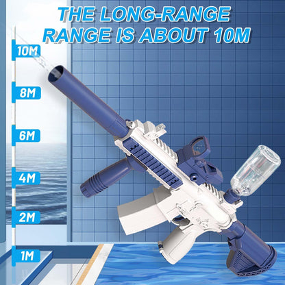 2 piece Electric Water Gun Set for adults and kids Water Toys, Water Guns Water Squirt Gun with 500ml water capacity, Low Power Protection Rechargeable Battery.