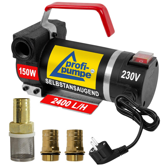 230V diesel pump heating oil pump biodiesel pump oil pump diesel Star 160 with connection electric drum pump, powerful motor with copper winding 2pcs. nozzles at a super price