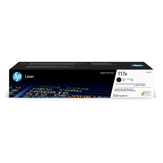 Toner 117A, 1000 pages, coverage (%) 5%, black