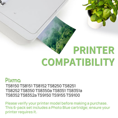 PGI-580 XXL CLI-581 XXL printer cartridges (including Pb 581XXL) compatible for Canon 580 581 multipack cartridges for Pixma TS8150 TS8151 TS8250 TS8251 TS8252 TS8350 TS8352 TS9150 TS9155 TS9100, 12-pack.