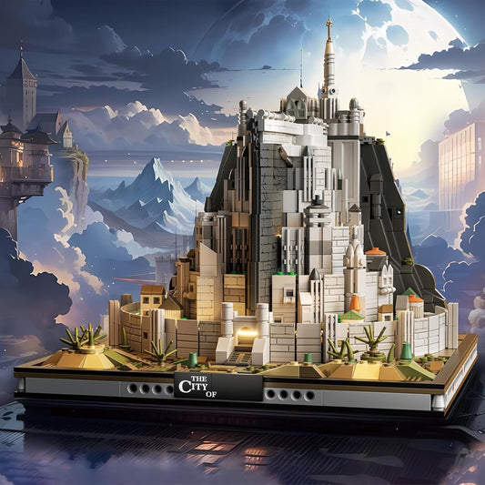 TOY PLAYER Architecture Building Blocks Ideas Mini Bricks, Movie STEM Lord Magic Moc Rings decoration Gift for Adult Boys 8-16+ Not Compatible With Lego 1680pcs