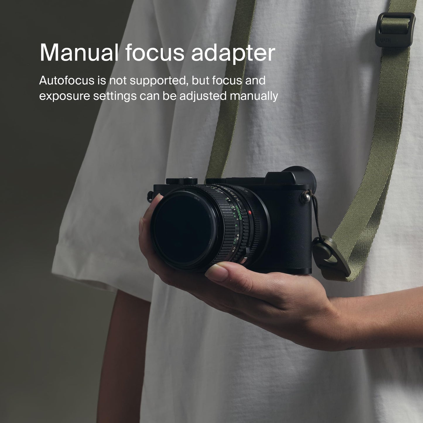 Urth Lens Adapter: Compatible with Leica M lenses and Leica L camera bodies.