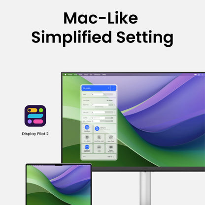 BenQ MA320U 32-inch 4K 3840x2160 monitor for MacBook Pro/Air, dual USB-C, 90W power delivery, Mac Color Match, USB hub, brightness and volume control on Mac, adjustable stand, P3 color space.