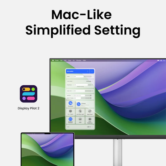 BenQ MA320U 32-inch 4K 3840x2160 monitor for MacBook Pro/Air, dual USB-C, 90W power delivery, Mac Color Match, USB hub, brightness and volume control on Mac, adjustable stand, P3 color space.