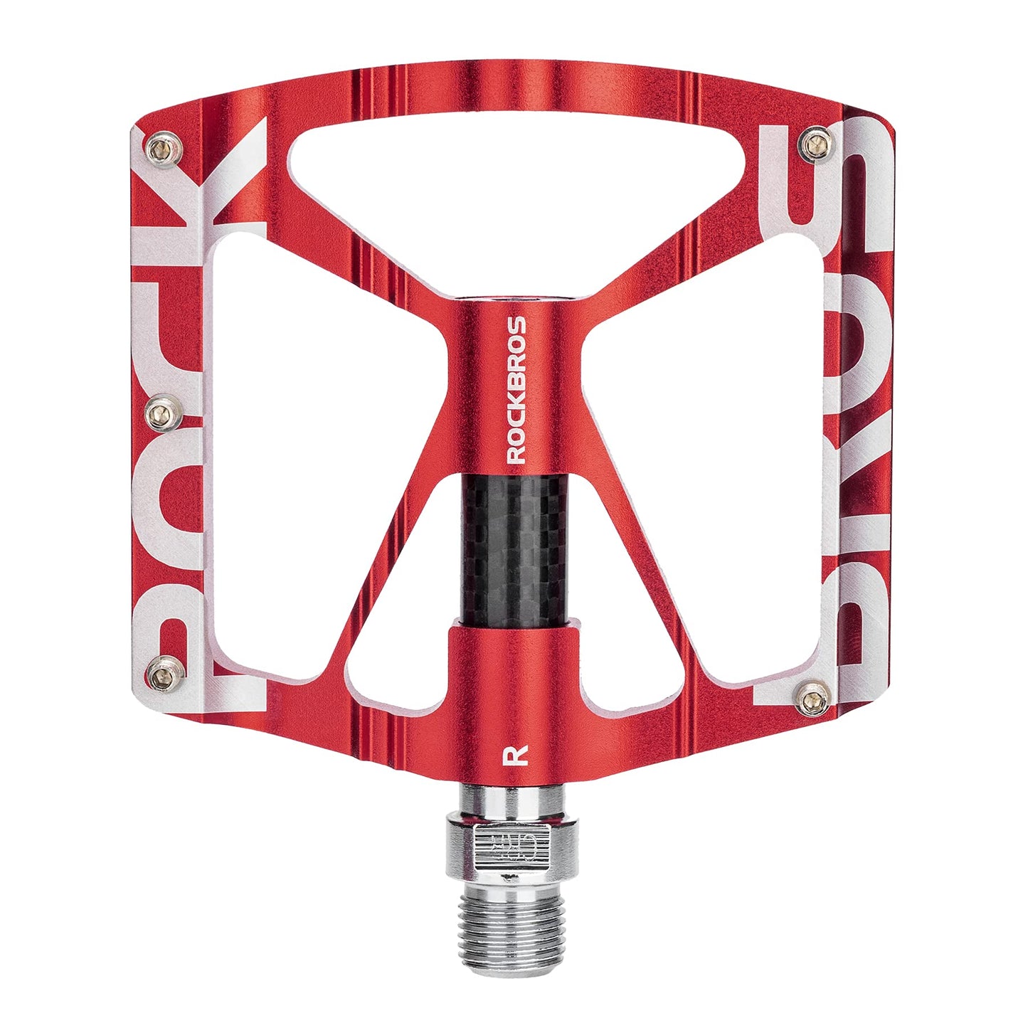 ROCKBROS bicycle pedals 9/16" aluminum alloy MTB pedals with sealed bearings non-slip pedals