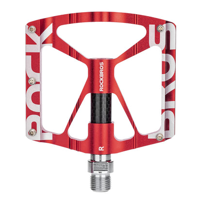 ROCKBROS bicycle pedals 9/16" aluminum alloy MTB pedals with sealed bearings non-slip pedals