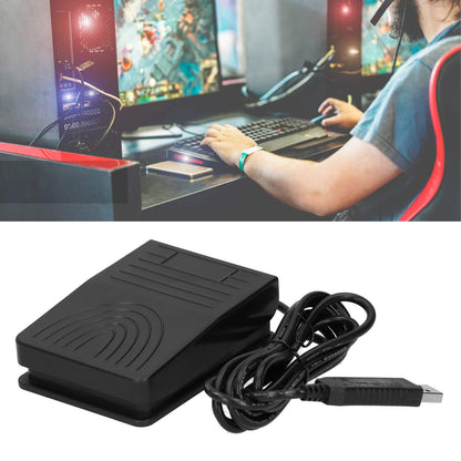 USB foot switch Portable professional gaming control foot switch ABS foot pedal for computer
