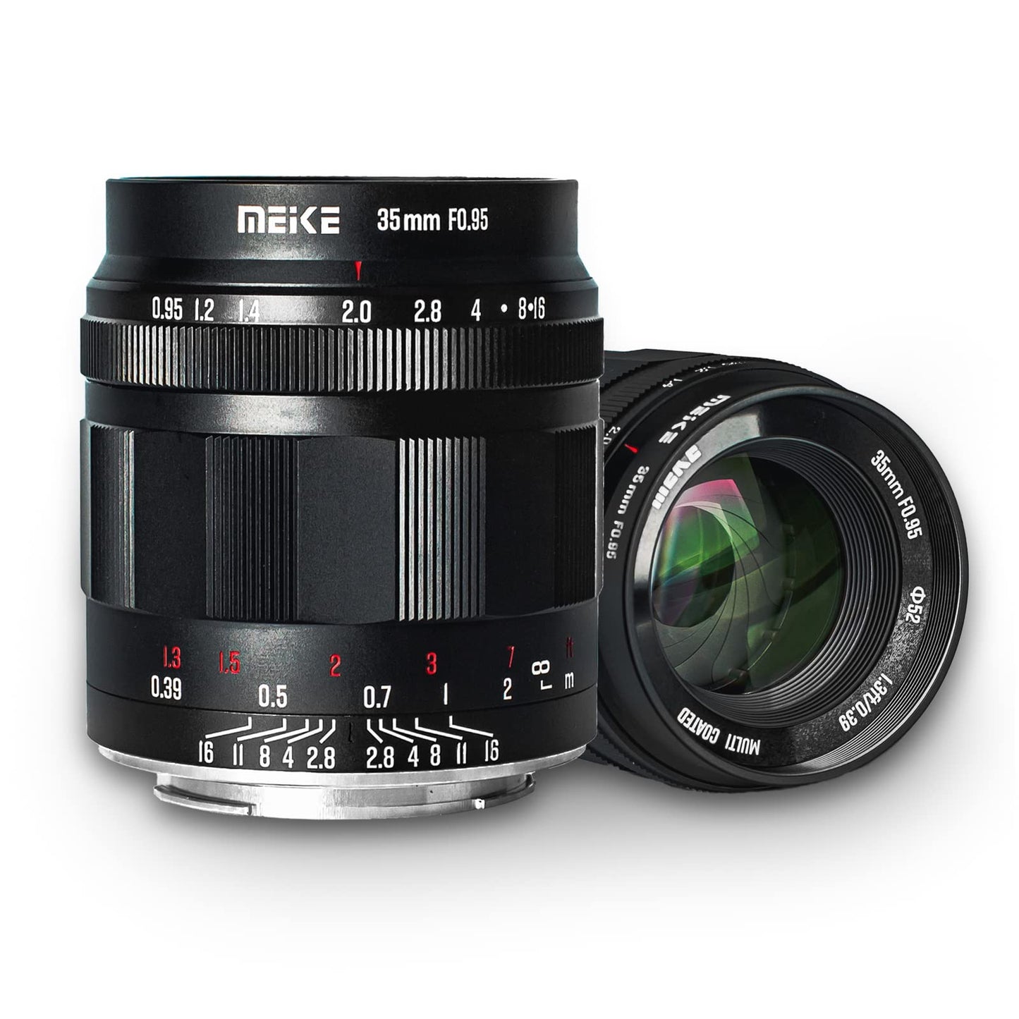 Meike 35mm f0.95 large aperture manual focus prime lens, compatible with Sony E-Mount mirrorless cameras NEX 3 3N NEX 5R NEX 6 7 A6600 A6400 A5000 A5100 A6000 A6100 A6300 A6500 A300.