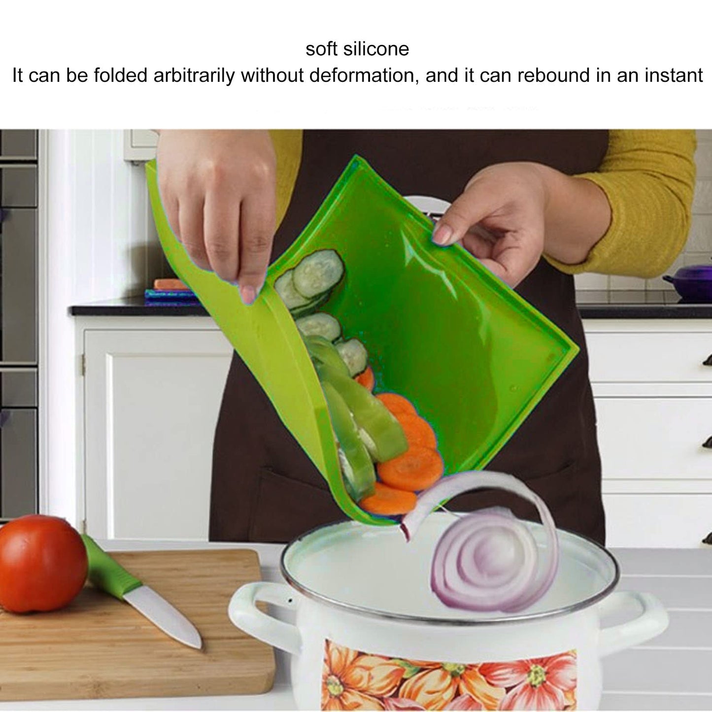 AUHX Silicone Dehydrator Sheets, fruit leather trays, safe, high temperature resistance, BPA-free, easy to clean, with edges for fruit leather for jerky Green