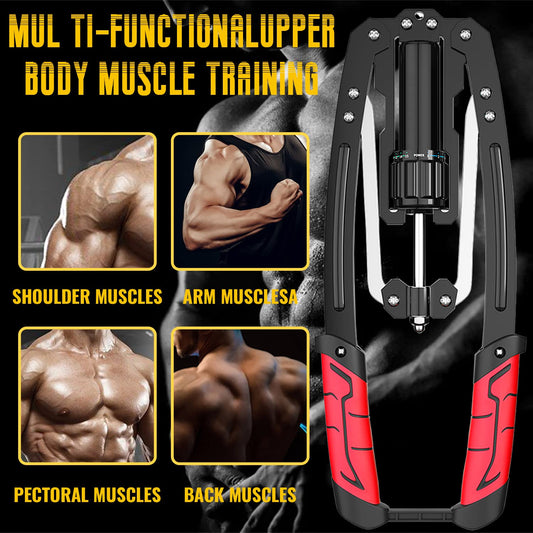 Power Twister LEJIEYIN training equipment Chest Adjustable 10-200kg Hydraulic Arm Twister Chest Trainer Upper Body Training Device Workout Shoulder-Chest Trainer Fitness at Home for Women & Men