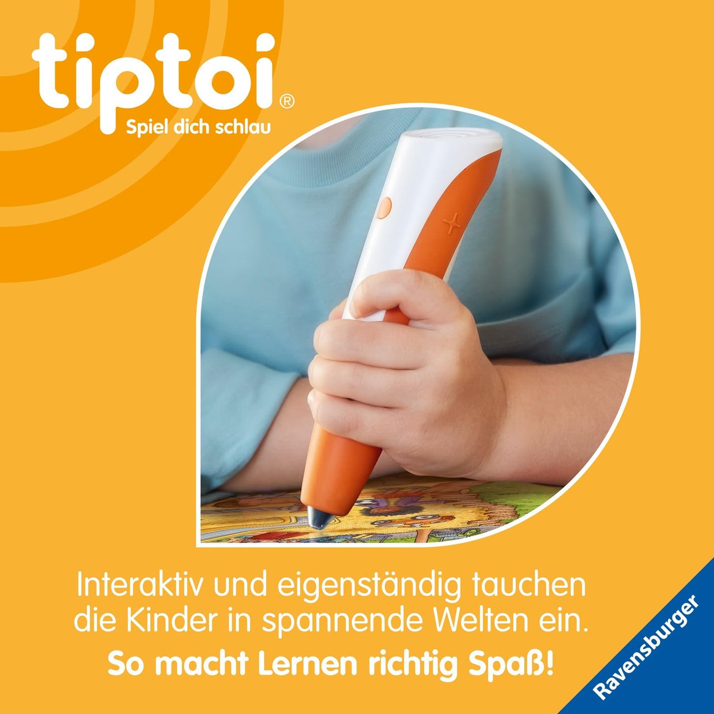Ravensburger tiptoi Pen with Song Table 00233 - The playful learning system, educational toy for children aged 2 and up - with tiptoi pen