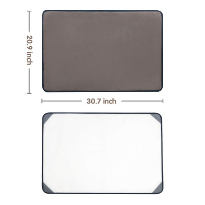 Tektalk Puzzle Board, portable puzzle mat with dustproof cover for puzzle storage, non-slip surface (gray, for up to 1000 pieces)