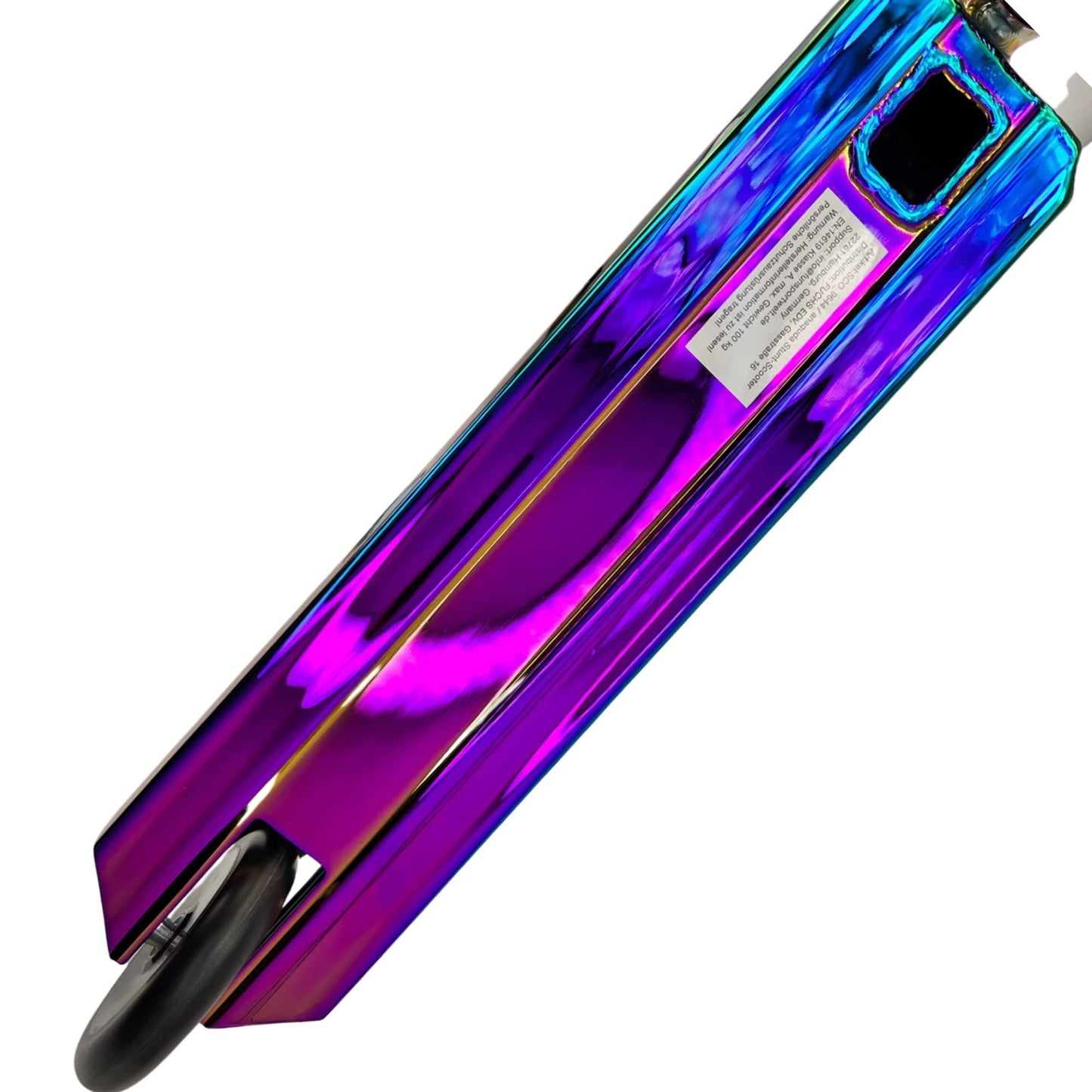 Anaquin Park V7 stunt scooter, height=89cm (neochrome rainbow oilslick)