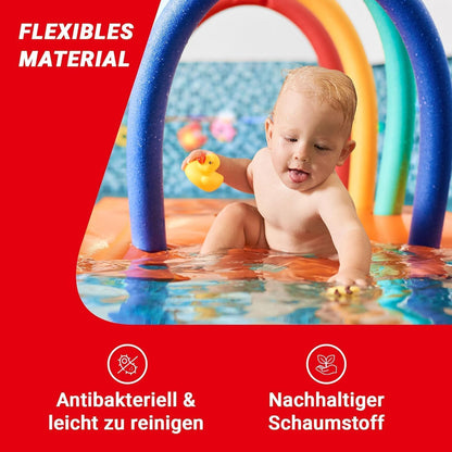 Conipa® - Swim noodles in a set (160 x 7 cm) for kids & adults (made of foam) - Pool noodle & pool toy set for ages 3-10 (Made in Europe) - Pool water noodle & pool noodle (2 x Blue)