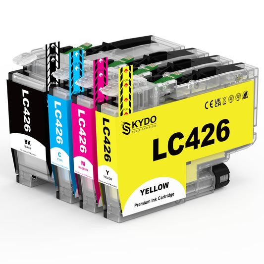 LC426 LC 426 Cartridges Compatible for Brother LC426 LC 426 LC-426VAL Printer Cartridges for Brother MFC-J4340DW, MFC-J4540DW, MFC-J4540DWXL (4-pack)