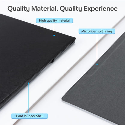 CoBak case for Remarkable 2 - Lightweight and durable book spine cover with protective book folio cover with integrated pen holder - for Remarkable 2 Paper Tablet 2020 10.3 inch Released (Black)