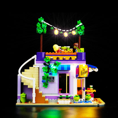 cooldac LED light set Compatible with Lego 41747 Heartlake City Community Kitchen, Light Set Compatible with Lego Heartlake City Community Kitchen Building Blocks Model.