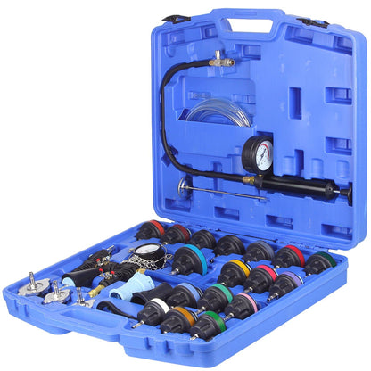 BandelOne includes cooling system filling tool, bleeding tool, pressure tester, pressure testing adapter, and 28 pieces in total.