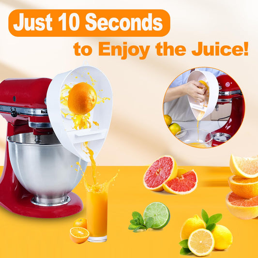 Juicer attachment for KitchenAid stand mixer, citrus juicer attachment for KitchenAid mixer attachments.