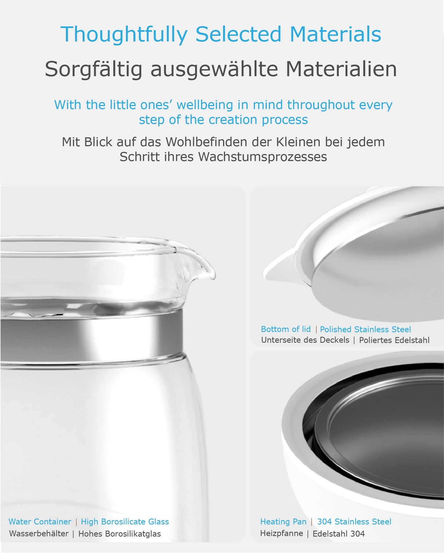 ÜneeQbaby Advanced Baby Bottle Preparation Machine for Baby Food (Baby Food Kettle)