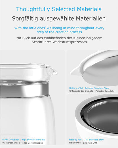 ÜneeQbaby Advanced Baby Bottle Preparation Machine for Baby Food (Baby Food Kettle)