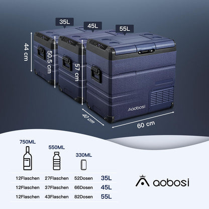 AAOBOSI cooler 12v 230v compressor