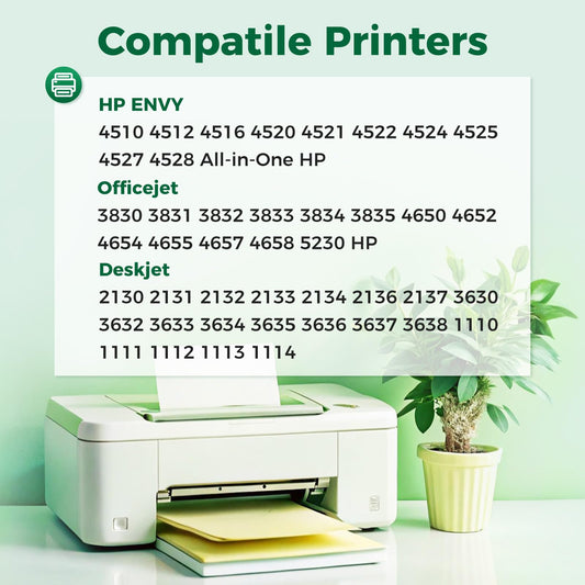 swiss toner 302XL cartridges Compatible for HP 302 printer cartridges Multipack Black and Color for HP Envy 4525 4520 Officejet 3831 5230 Deskjet 3630 (2-Pack)