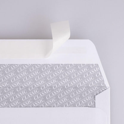 1,000 envelopes - C5/6 DL envelopes without window - 110x220 mm - white paper envelopes - self-adhesive - perfect for invoices, letters, weddings, greeting cards, invitations.