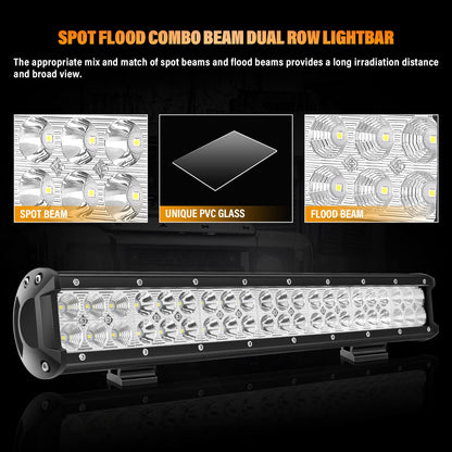 SKYWORLD 36 inch 234W Led work light bar, Led bar off-road auxiliary spotlight 12V 24V car LED work light bar waterproof for SUV UTV ATV vehicle tractor truck 4x4 lightbar