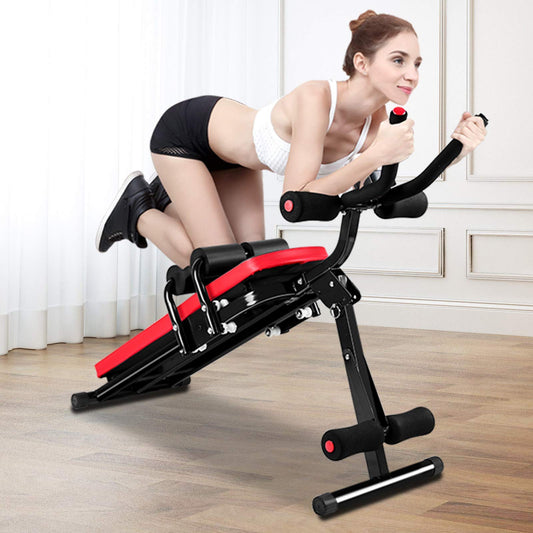 Abdominal Trainer Ab Machine for Home Multifunctional Fitness Equipment for Full Body Workout with LCD Monitor Abdominal Muscle Trainer up to 150kg