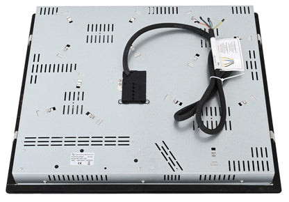 K&H Glass Ceramic Cooktop NC-7206 [4 ZONES] - 4 Cooking Zones - 4 Burner Cooktop - 4 Plate Cooktop Independent - 4 Hot Plates - High Voltage Connection - No Plug Included - 59CM 7200 Watts - 9 Power Levels