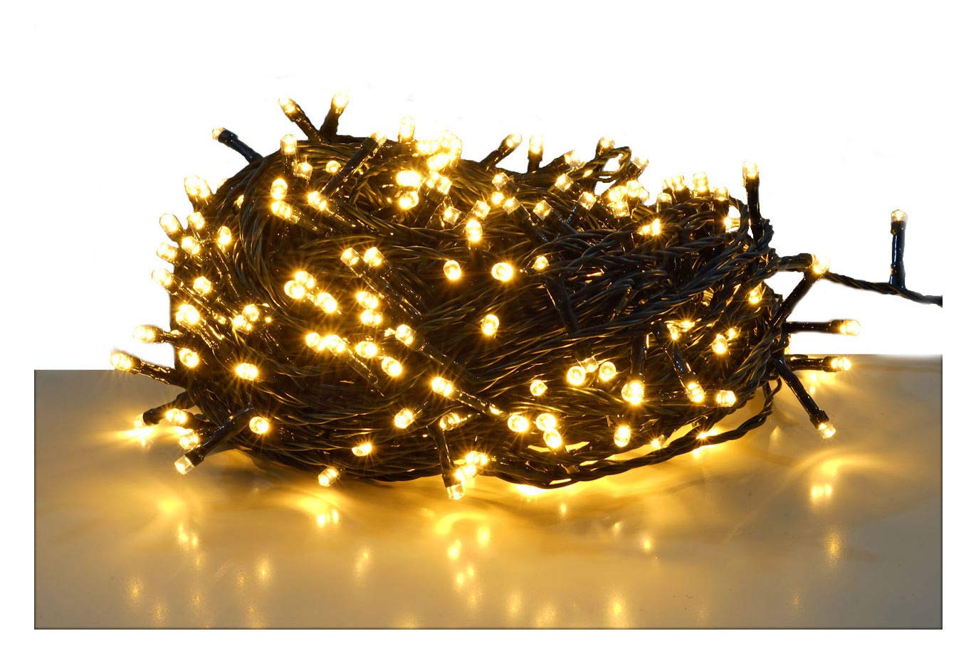 Spetebo LED fairy lights warm white - 240 LEDs / 18 m - Christmas decoration lighting for indoor and outdoor use