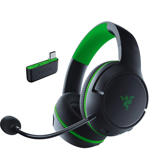 Razer Kaira HyperSpeed - Wireless multi-platform gaming headset for Xbox (HyperSpeed Wireless, Triforce 50 mm driver, HyperClear cardioid mic, FlowKnit memory foam ear cushions) Black