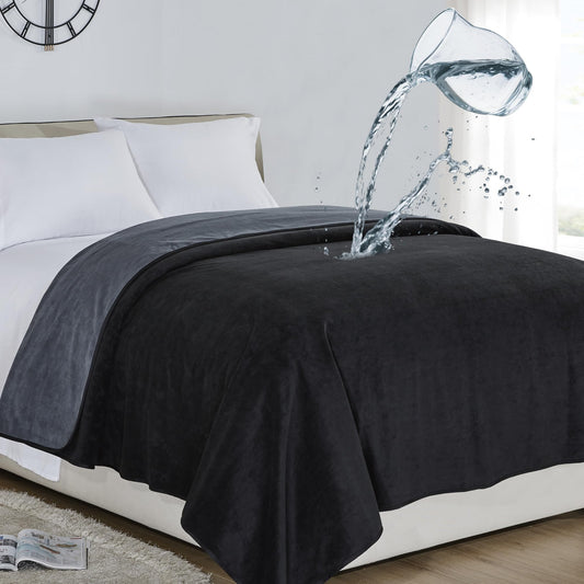 Waterproof blanket 178x230cm - Waterproof Love Blanket with 3-layer wet protection, 100% leak-proof bedspread for baby, adults & pets, suitable for bed & sofa, Easy to clean.