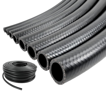 8m NBR petrol hose Ø 4 x 10 mm fuel hose diesel hose 100°C ** MANY SIZES & LENGTHS ** oil hose fabric-reinforced rubber hose oil line DIN 73379 fuel line car automotive