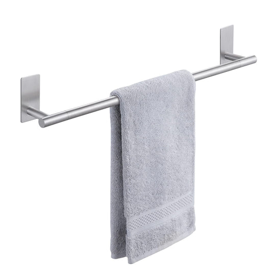 KES Towel Holder Without Drilling 60CM Towel Bar Stainless Steel SUS304 Self Adhesive Towel Rack Bathroom Brushed, BTH7300S60-2