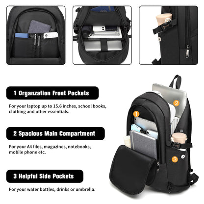 KONO laptop backpack anti-theft travel business work computer