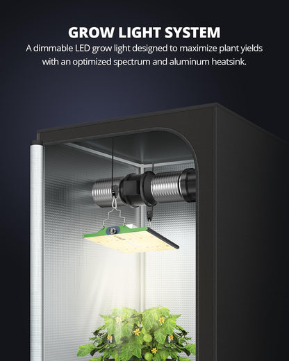 VIPARSPECTRA P1000 LED Grow Light, 2024 LED Plant Lamp Full Spectrum, Plant Lights LED Grow Light, Dimmable 0%-100% for greenhouse indoor plants seedling vegetable flowering for grow tent 60x60cm 80x80cm