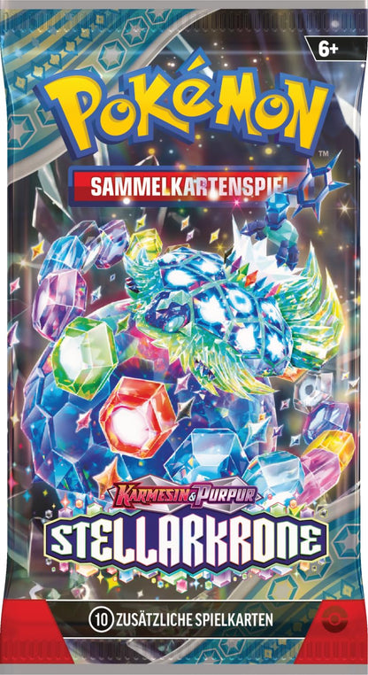 Pokemon Trading Card Game: Booster Bundle Crimson & Purple - Stellar Crown (18 Booster Packs)